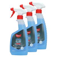 Ruitenontdooier spray - 3x - voor auto - 500 ml - antivries sprays - winter/vorst