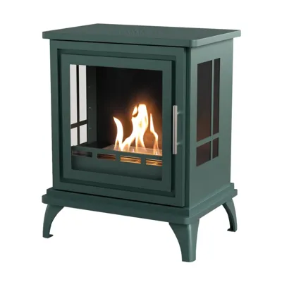| ScandiFlames | Bio-ethanol kachel | Sortgrøn