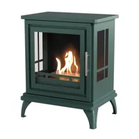| ScandiFlames | Bio-ethanol kachel | Sortgrøn