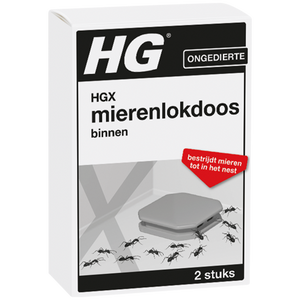 HGX Mierenlokdoos Binnen - Effectieve Bestrijding van Mieren in Huis