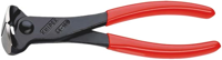 Knipex Voorsnijtang | 180 mm Lengte | Kunststof Bekleed | Zwart Geatramenteerd - 68 01 180 SB