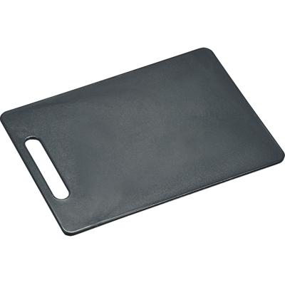 Kesper Snijplank - kunststof - grijs - 24 x 34 cm - met handvat - Groente/fruit snijplanken