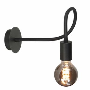 Highlight Wandlamp Flex 50 cm E27 zwart
