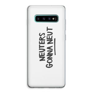 Neuters: Samsung Galaxy S10 Plus Transparant Hoesje