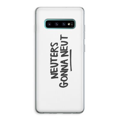 Neuters: Samsung Galaxy S10 Plus Transparant Hoesje