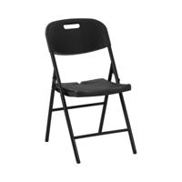 Klapstoel - 180 kg - Royal Catering - Stoel: 40 x 38 cm - zwart