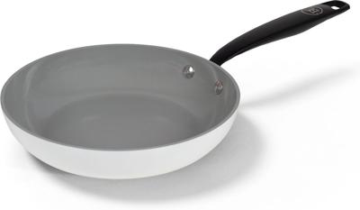 BE Living Koekenpan ø 20 cm - keramische anti-aanbaklaag - PFAS-vrij - geschikt voor alle warmtebronnen - wit