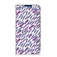 iPhone 14 Pro | Hoesje met Magneet | Feathers Color