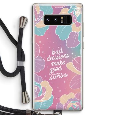Good stories: Samsung Galaxy Note 8 Transparant Hoesje met koord