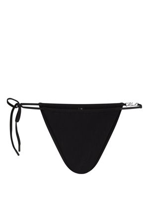 Karl Lagerfeld bas de bikini Signature - Noir