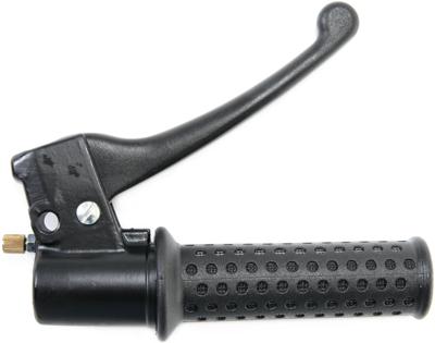 Domino gasdraaigreep armatuur "scooters throttle grips alu sw 1-pull, brake leve