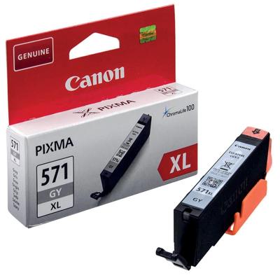Canon inktcartridge CLI-571XL, 375 foto&apos;s, OEM 0335C001, grijs