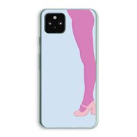 Pink panty: Google Pixel 5a 5G Transparant Hoesje