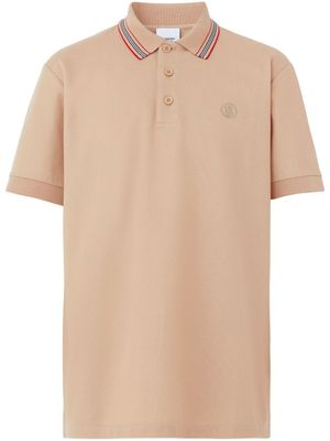 Burberry polo à col rayé Icon - Tons neutres