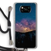Travel to space: Xiaomi Poco X3 Pro Transparant Hoesje met koord