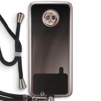 Musketon Halftone: Motorola Moto G6 Transparant Hoesje met koord