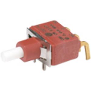 C & K Switches E112LYCQE Druktoets 125 V, 28 V/DC 4 A 1x aan/(aan) 1 stuk(s) Bulk