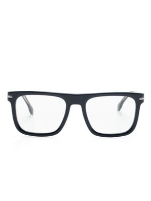 Carrera lunettes de soleil carrées à rayures - Bleu