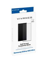 Vivanco Screenprotector (glas) Samsung Galaxy S22 Ultra 1 stuk(s) 3DGLASVVSGS22U - thumbnail