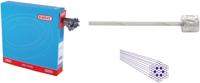 Shimano Schakel binnenkabels elvedes 2250mm rvs ø1,1mm n-nippel ø4,5 × 4,5 (100 stuks)