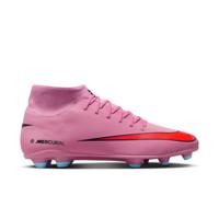 Nike Mercurial Superfly 10 Club Gras / Kunstgras Voetbalschoenen (MG) Roze Felrood Lichtblauw