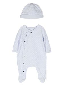 BOSS Kidswear pyjama en coton biologique - Bleu