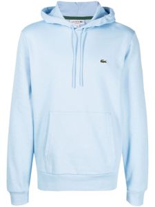 Lacoste hoodie à patch logo - Bleu