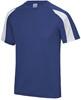 Just Cool JC003 Contrast Cool T - Royal Blue/Arctic White - XXL