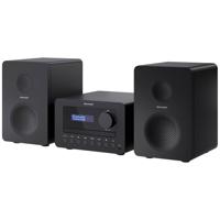 Sharp XL-B520D Stereoset AUX, Bluetooth, DAB+, USB Incl. afstandsbediening 40 W Zwart