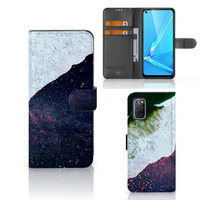 OPPO A72 | OPPO A52 Book Case Sea in Space - thumbnail