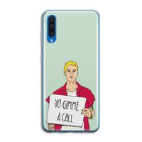 Gimme a call: Samsung Galaxy A50 Transparant Hoesje