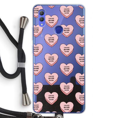 Chicks before dicks: Honor Note 10 Transparant Hoesje met koord