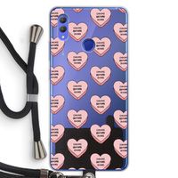 Chicks before dicks: Honor Note 10 Transparant Hoesje met koord