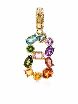 Dolce & Gabbana pendentif Charm 8 Lettering en or 18ct serti de pierres