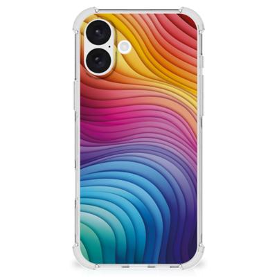 Shockproof Case voor iPhone 16 Plus Regenboog Shockproof Case voor iPhone 16 Plus Regenboog