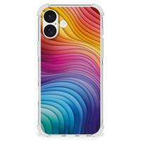 Shockproof Case voor iPhone 16 Plus Regenboog