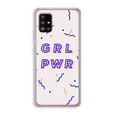 GRL PWR: Samsung Galaxy A51 5G Transparant Hoesje