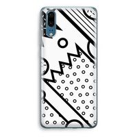 Pop Art #4: Huawei P20 Transparant Hoesje Pop Art #4: Huawei P20 Transparant Hoesje