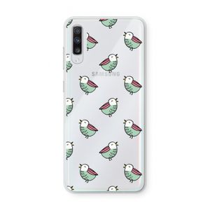 Vogeltjes: Samsung Galaxy A70 Transparant Hoesje