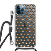 Poop emoji: iPhone 12 Pro Max Transparant Hoesje met koord