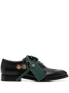 Off-White x Church's chaussures Oxford en cuir à découpes Meteor signature - Noir