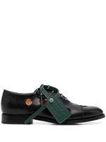 Off-White x Church's chaussures Oxford en cuir à découpes Meteor signature - Noir