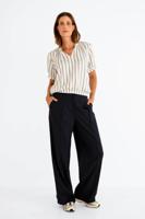 Maicazz Salou - Blouse Sp26.20.008 Blouse Silver Stripe