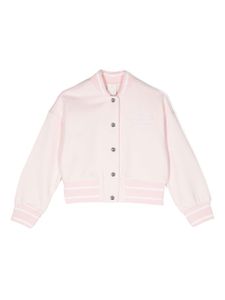 Givenchy Kids veste bomber en coton - Rose