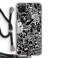 Vexx Black Mixtape: Pixel 4a Transparant Hoesje met koord