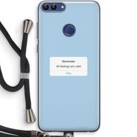 Reminder: Huawei P Smart (2018) Transparant Hoesje met koord