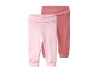 lupilu Set van 2 baby joggingbroeken (Roze/lichtroze, 86/92)