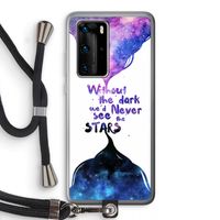 Stars quote: Huawei P40 Pro Transparant Hoesje met koord