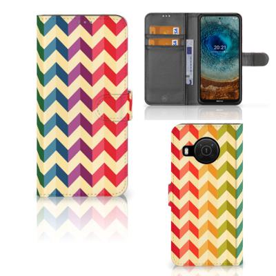 Nokia X10 | Nokia X20 | Telefoon Hoesje | Zigzag Multi Color Nokia X10 | Nokia X20 | Telefoon Hoesje | Zigzag Multi Color