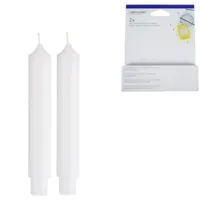 Amscan Lampion kaarsen wit 1,8 x 10,5 cm set van 2 | 40 stuks